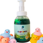 Organic, Colorful Foaming Hand Soap for Kids. Green Foam. Lime Fragrance.